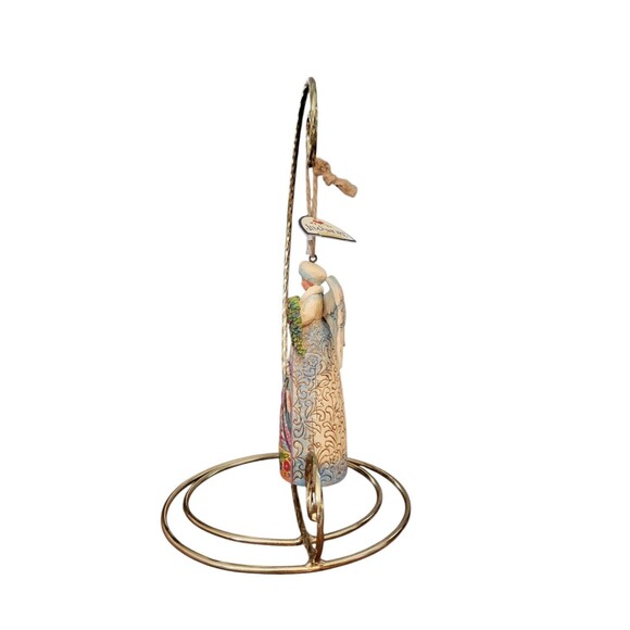 Jim Shore 2007 Christmas Nativity Hanging Ornament Winter Angel With Hanger - Picture 4 of 8